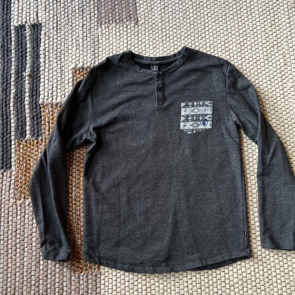 Volcom Long Sleeve Henley (L)